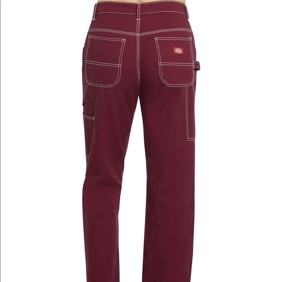 dickies burgundy pants